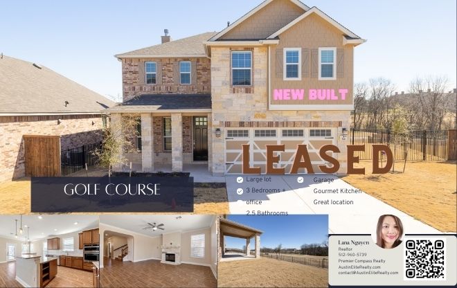 new house for rent with golf course in north austin texas